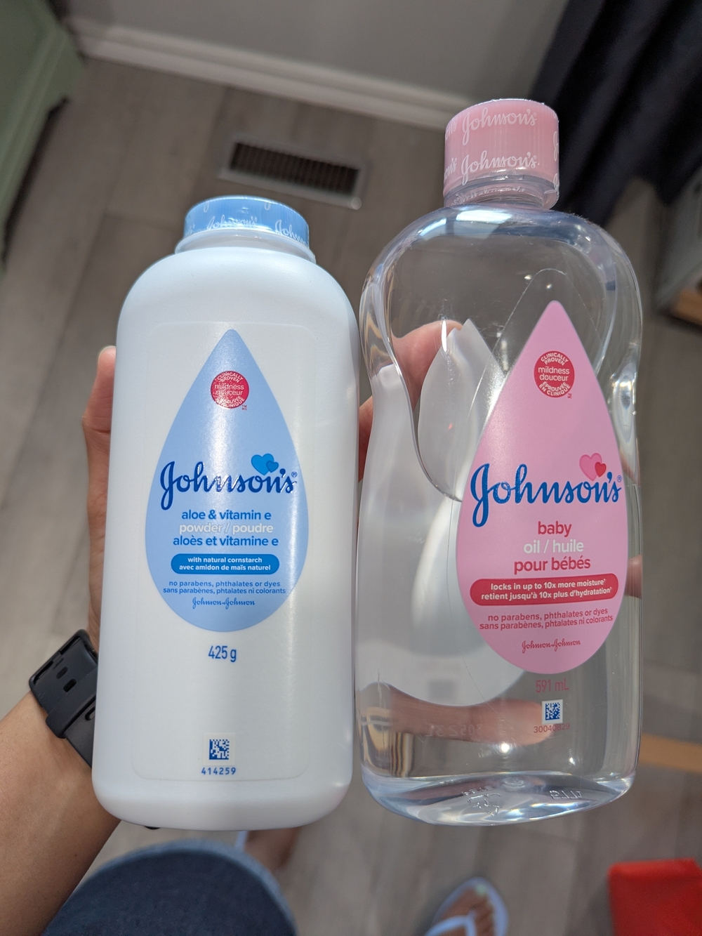 Baby Oil - Pink & Powder - Blue (Set)